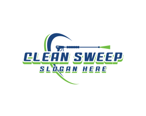 Cleaning Pressure Washer logo design