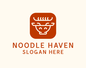 Beef Ramen Noodles logo design