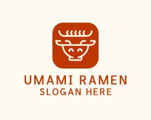 Beef Ramen Noodles logo design