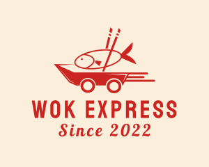 Seafood Cart Express logo design