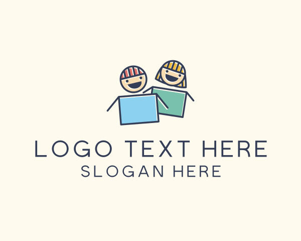 Laugh logo example 1