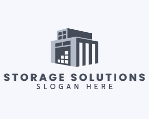 Storage Warehouse Building  logo
