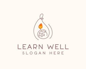 Candlelight Wellness Spa logo design