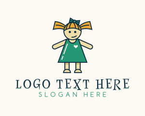 Girl Preschool Doll logo
