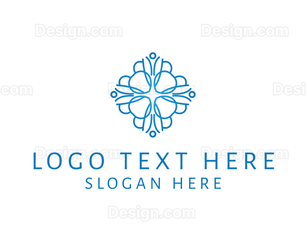 Elegant Floral Pattern Logo