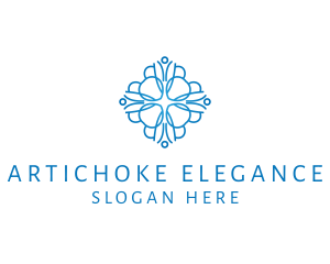 Elegant Floral Pattern logo design