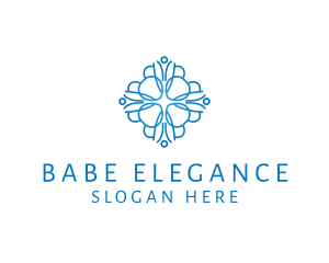 Elegant Floral Pattern logo design