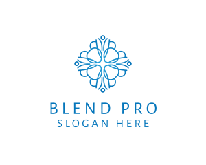 Elegant Floral Pattern logo design