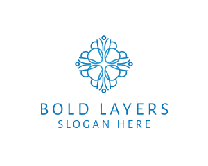 Elegant Floral Pattern logo design