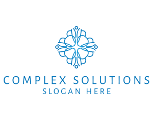 Elegant Floral Pattern logo design