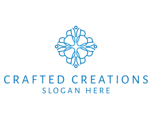 Elegant Floral Pattern logo design