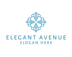 Elegant Floral Pattern logo design