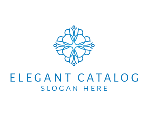 Elegant Floral Pattern logo design