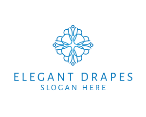 Elegant Floral Pattern logo design