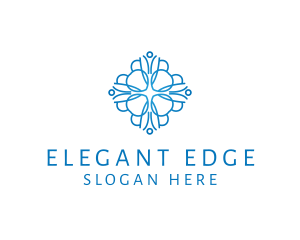 Elegant Floral Pattern logo design