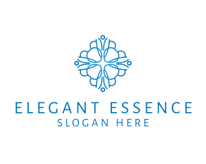 Elegant Floral Pattern logo design