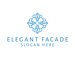 Elegant Floral Pattern logo design