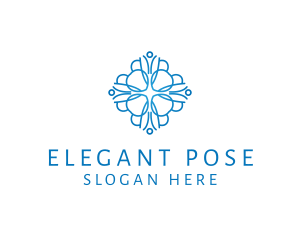 Elegant Floral Pattern logo design