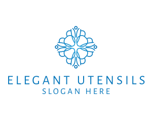 Elegant Floral Pattern logo design