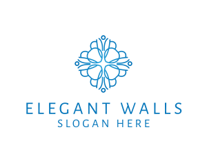 Elegant Floral Pattern logo design