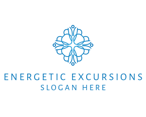 Elegant Floral Pattern logo design