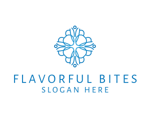 Elegant Floral Pattern logo design