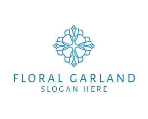 Elegant Floral Pattern logo design