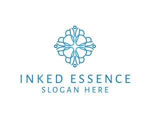 Elegant Floral Pattern logo design