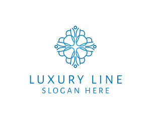 Elegant Floral Pattern logo design