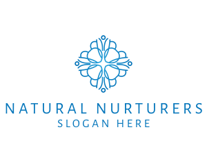 Elegant Floral Pattern logo design