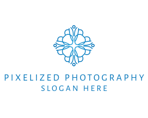 Elegant Floral Pattern logo design