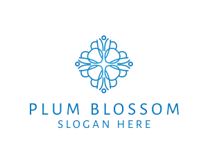 Elegant Floral Pattern logo design