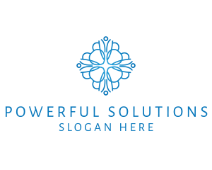 Elegant Floral Pattern logo design