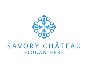 Elegant Floral Pattern logo design