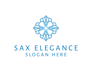 Elegant Floral Pattern logo design