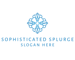 Elegant Floral Pattern logo design