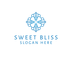 Elegant Floral Pattern logo design