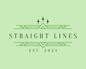 Geometric Lines Company logo design