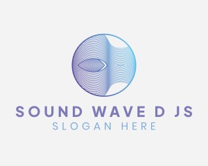 Circle Wave Line Business logo design