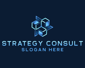 Consulting Cube Media logo design