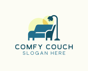 Sofa Fixture Lamp logo design