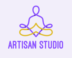 Minimalist Yoga Studio  logo design