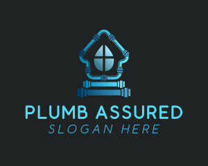 House Pipe Water Drop logo