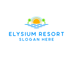 Paradise Island Sunset logo