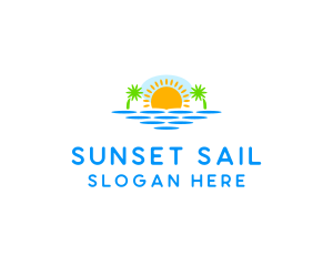 Paradise Island Sunset logo