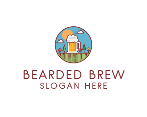 Beer Garden Brewery logo design