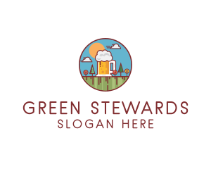 Beer Garden Brewery logo design