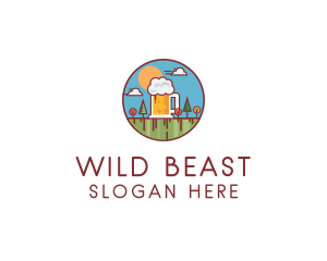 Beer Garden Brewery logo design