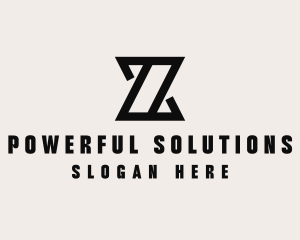 Construction Builder Letter Z logo design