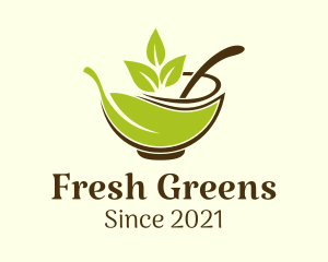 Herbal Leaf Salad Bowl logo